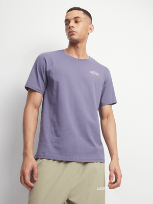 Converse Men's Abstract Mountain Lavendar T-Shirt