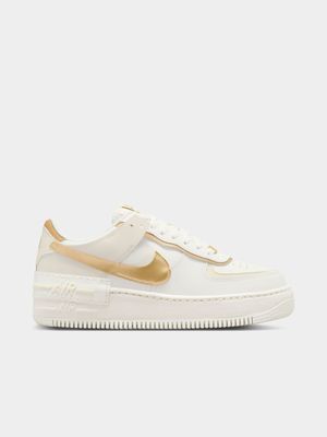 Nike Women's Air Force 1 Shadow Sail/Gold Sneaker