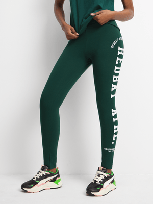 Redbat Athletics Women's Green Leggings