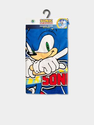 Sonic Blue Hooded Towel