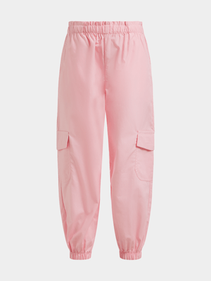 Older Girl's Pink Utility Pants