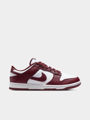 Nike Men's Dunk Low Retro White/Red Sneaker