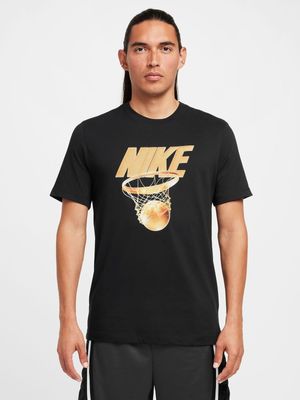 Nike Men's Dri-FIT Black Basketball T-Shirt