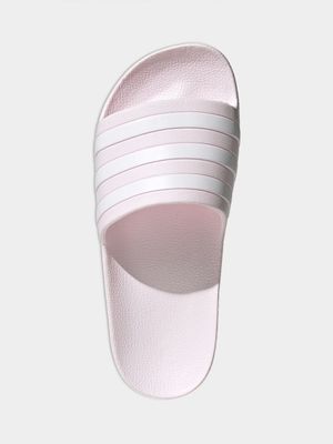 Womens adidas Adilette Aqua Pink Slides