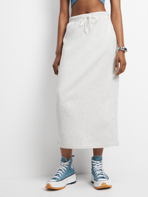 Converse Women's Grey Maxi Skirt