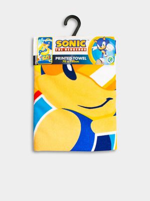 Sonic Blue Beach Towel