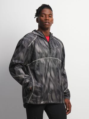 Mens TS Dri-Tech Refelctive All Over Print Black Run Jacket