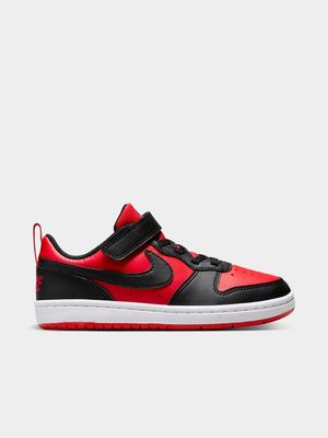 Junior Pre-School Nike Borough Low Recraft Red/Black/White Shoes