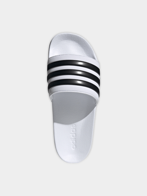 Mens adidas Adilette Shower White Slides