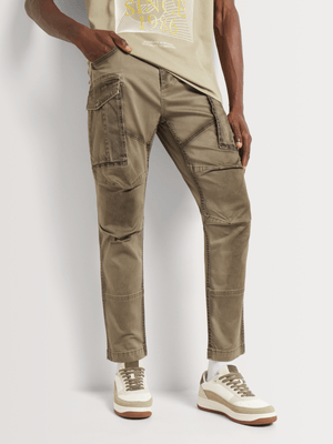 Men's Relay Jeans Pigment Wash Grey Utility Cargo Pants