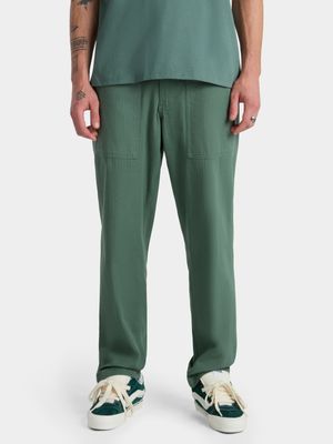 Vans Men's Green Loose Tapered Pants