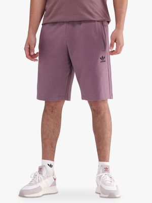 adidas Originals Men's Essentials Trefoil Purple Shorts