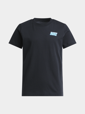 Boys Nike Sportswear Boxy Ice Black Tee