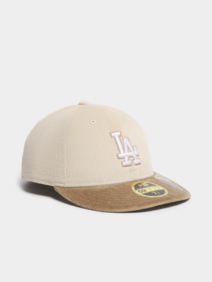 New Era Unisex 59FIFTY Los Angeles Corduroy Ceam/Khaki Cap