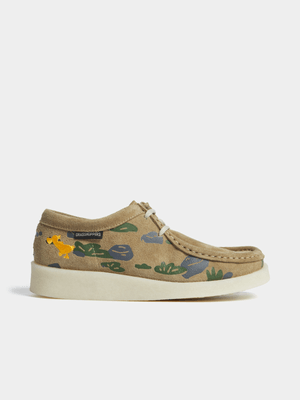 Archive x Grasshoppers By Flying Duck Unisex Leopard Tortoise Green Shoe