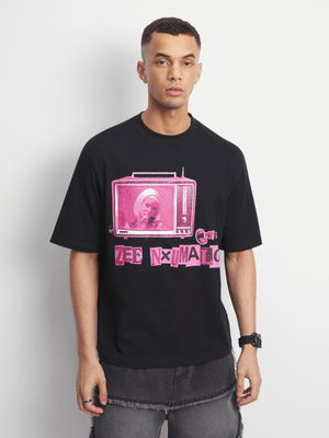 Men's Black Zee Nxumalo TV Top