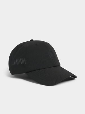 Redbat Unisex Rubber Badge Black Cap