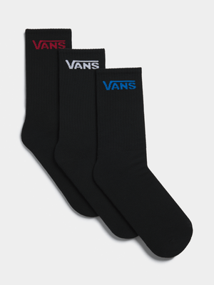 Vans Crew Black Socks