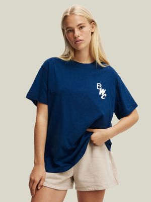 Women's Cotton On Navy Active Graphic T-shirt