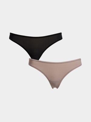 2 Pack Brazillian Panties