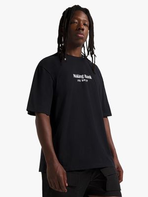 Men's Black Making Bank Graphic Top