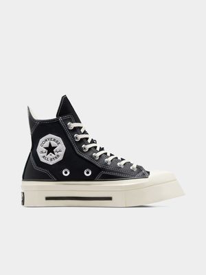 Converse Women's Chuck 70 De Luxe Squared Hi Black Sneaker