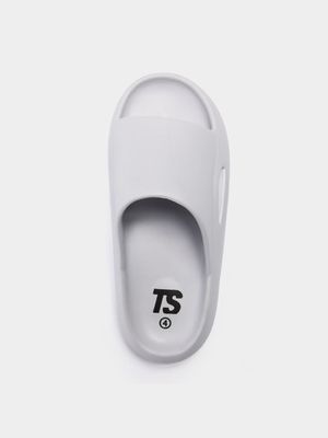 Womens TS Cloud Grey Pool Slides