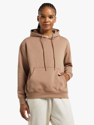 Womens TS Dynamic Fleece Stone Hoodie