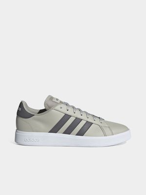 Mens Adidas Grand Court Base 2.0 Grey/Charcoal Sneaker