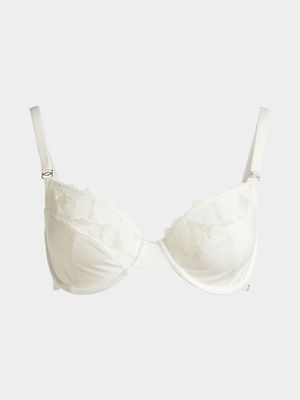 Soft Cup Bra with Lace Trim 34B - 38D