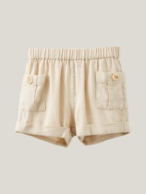 Cotton On Baby Beige Walter Shorts