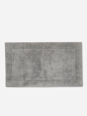 Cotton Bathmat Large Silver