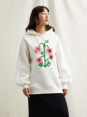 Women's Canvas Branded Hoodie