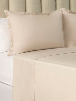 Granny Goose Most Breathable 200 Thread Count Cotton Flat Sheet Natural