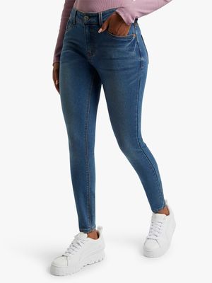 Redbat Women's Medium Wash Skinny Jeans