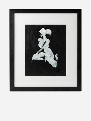 Framed Handmade Nude Front Oil Painting 35x40cm