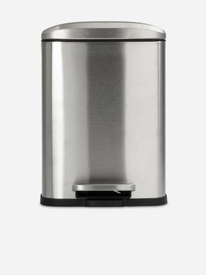 Bathroom Bin 5L Rectangular Stainless Steel