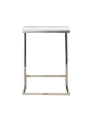 sofa side table white