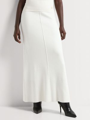 Luella Knit Column Maxi Skirt