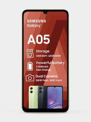 Samsung A05 Dual Sim+15GB Data 50MIN - Telkom