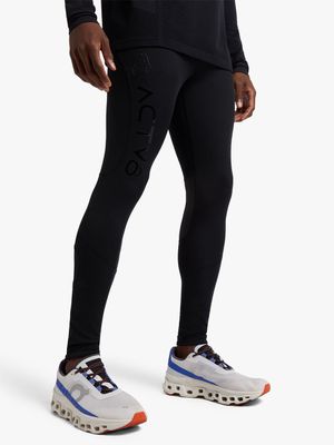 Mens TS-ACTV8 Hyper Stride Black Run Tights