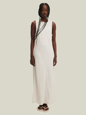 Women's Cotton On Beige Haven High Neck Maxi Dress