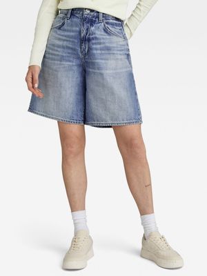 G-Star Women's Barrel Loose Denim Shorts