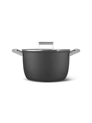 smeg casserole w/lid matt 26cm