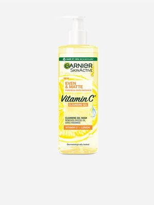 Garnier Even & Matte Vitamin C Cleansing Face Wash Gel 400ml