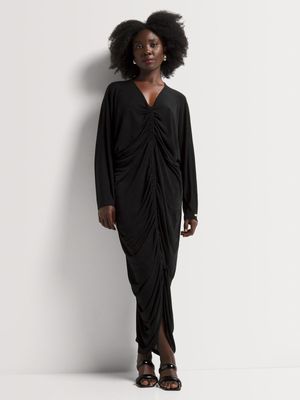 Luella Textured Knit Kaftan Dress