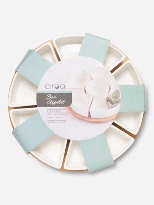 ciroa chip'n dip & bamboo tray