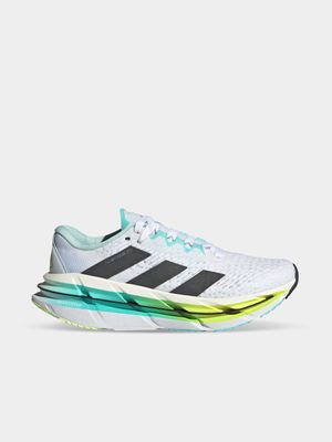 Womens adidas Adistar Byd White/Night Metallic/Flash Aqua Running Shoes