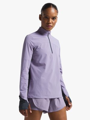 Womens TS-ACTV8 Dust 1/4 Zip Run Top