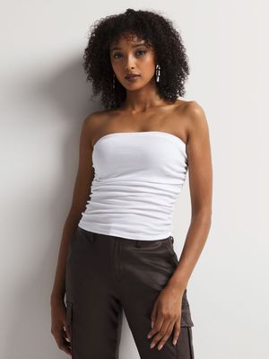 Y&G Ruched Rib Bandeau